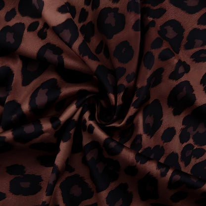 Sexy Kleid mit Leopardenmuster, Rundhalsausschnitt & extra langen Ärmeln für Damen