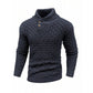 💜 LETZTER TAG DER AKTION – 50 % RABATT 💜Herren Pullover mit strukturiertem Stehkragen