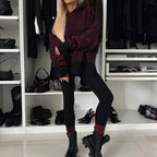 Damen-Zweiteiler mit Oversized-Hoodie und Leggings