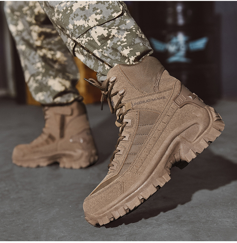 🥾50 % Rabatt – Sonderangebot!🔥Hohe taktische Sportstiefel💧Wasserdicht und rutschfest, verbesserte Haltbarkeit