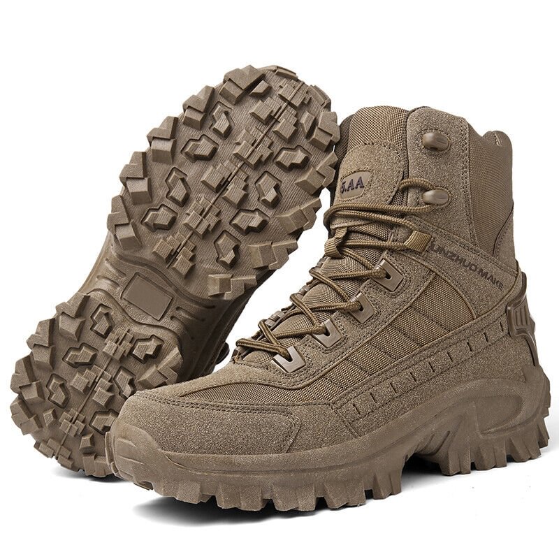 🥾50 % Rabatt – Sonderangebot!🔥Hohe taktische Sportstiefel💧Wasserdicht und rutschfest, verbesserte Haltbarkeit