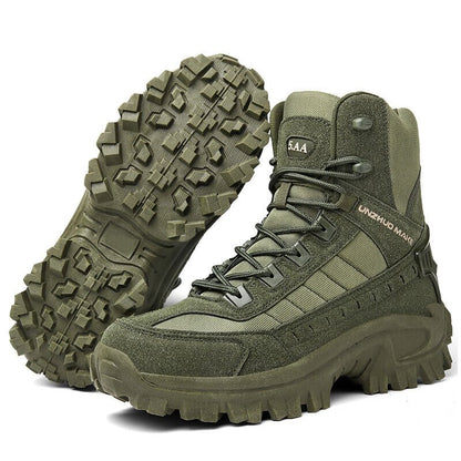 🥾50 % Rabatt – Sonderangebot!🔥Hohe taktische Sportstiefel💧Wasserdicht und rutschfest, verbesserte Haltbarkeit