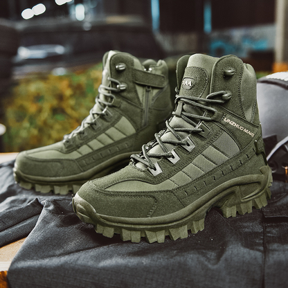 🥾50 % Rabatt – Sonderangebot!🔥Hohe taktische Sportstiefel💧Wasserdicht und rutschfest, verbesserte Haltbarkeit