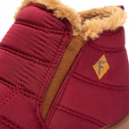 Warme dicke Winterstiefel für Damen mit Kunstfellfutter