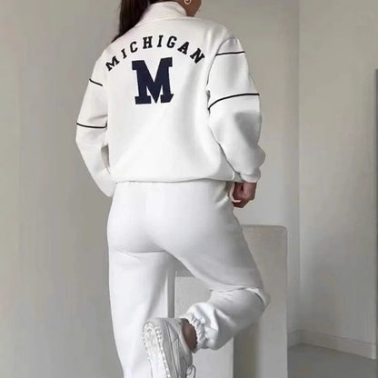❤️Räumungsverkauf❤️Lässiges Sweatshirt 2-teiliges Set mit Linie