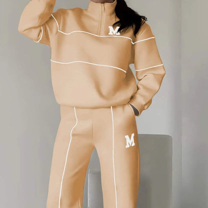 ❤️Räumungsverkauf❤️Lässiges Sweatshirt 2-teiliges Set mit Linie