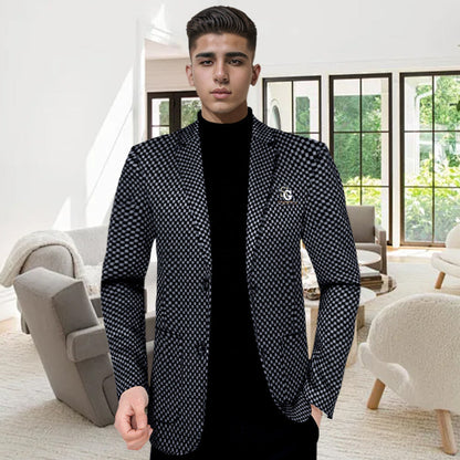 💜 LETZTER TAG DER AKTION – 50 % RABATT 💜Lässiger Slim-Fit-Blazer für Herren