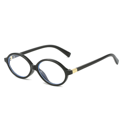 🎅 Weihnachtsvorverkauf 🎁 Stilvolle kleine ovale Rahmen Sonnenbrille