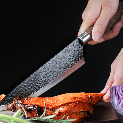 Juego de cuchillos de cocina profesional hecho de acero inoxidable