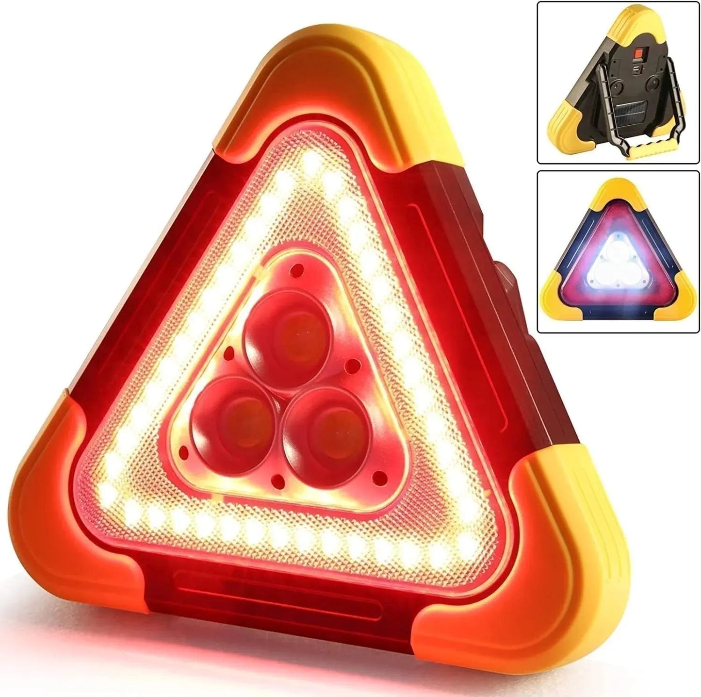 🚗Großes Sonderangebot – 49 % Rabatt🆘3-IN-1 Dreieckige Solar-Notfall-Signalleuchte für den Straßenrand✨