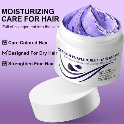💜Zeitlich begrenztes Angebot 49% Rabat💜 Lila Keratin-Haarmaske