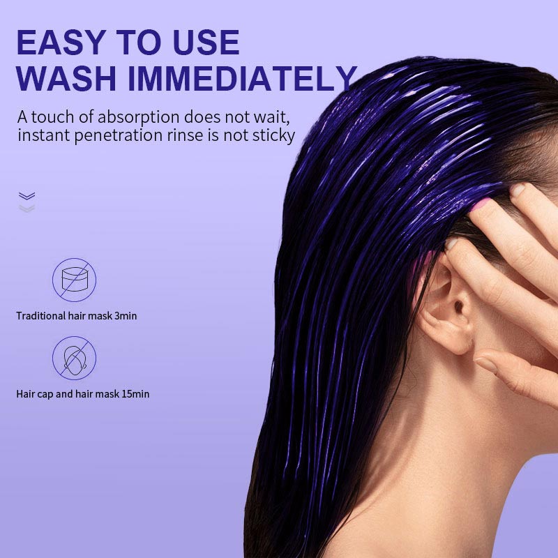 💜Zeitlich begrenztes Angebot 49% Rabat💜 Lila Keratin-Haarmaske