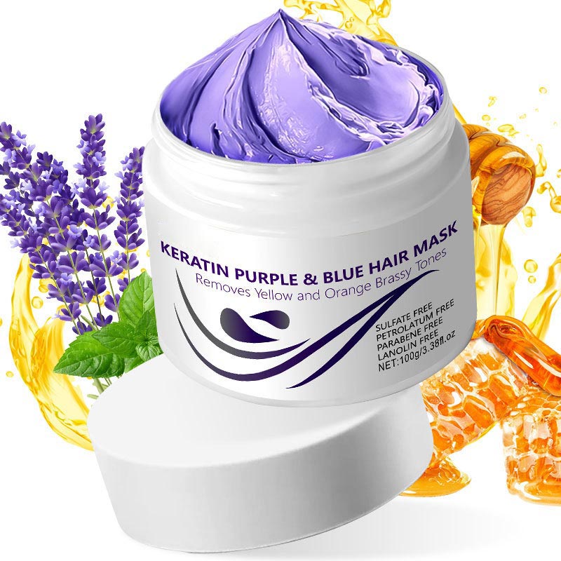 💜Zeitlich begrenztes Angebot 49% Rabat💜 Lila Keratin-Haarmaske