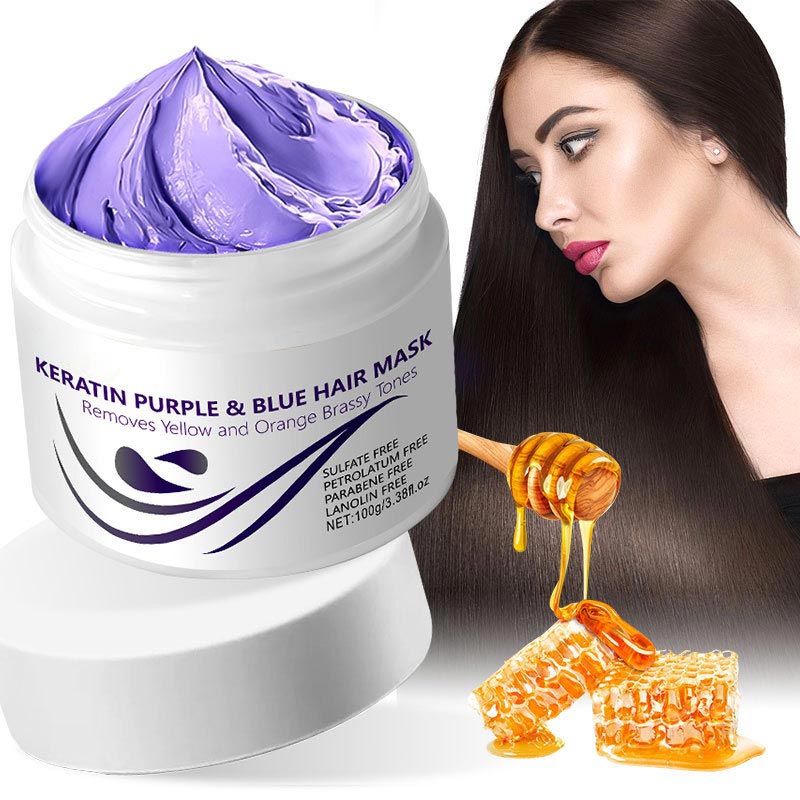 💜Zeitlich begrenztes Angebot 49% Rabat💜 Lila Keratin-Haarmaske