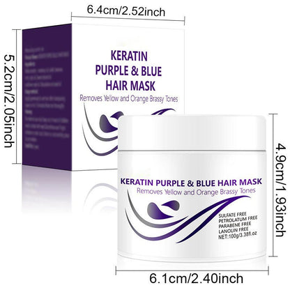 💜Zeitlich begrenztes Angebot 49% Rabat💜 Lila Keratin-Haarmaske