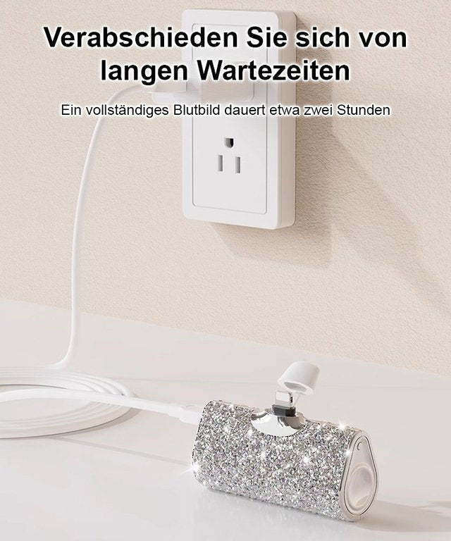 [Kreative&Praktische Geschenke]🔥🔥Diamant-Taschenladegerät