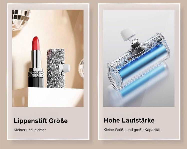 [Kreative&Praktische Geschenke]🔥🔥Diamant-Taschenladegerät