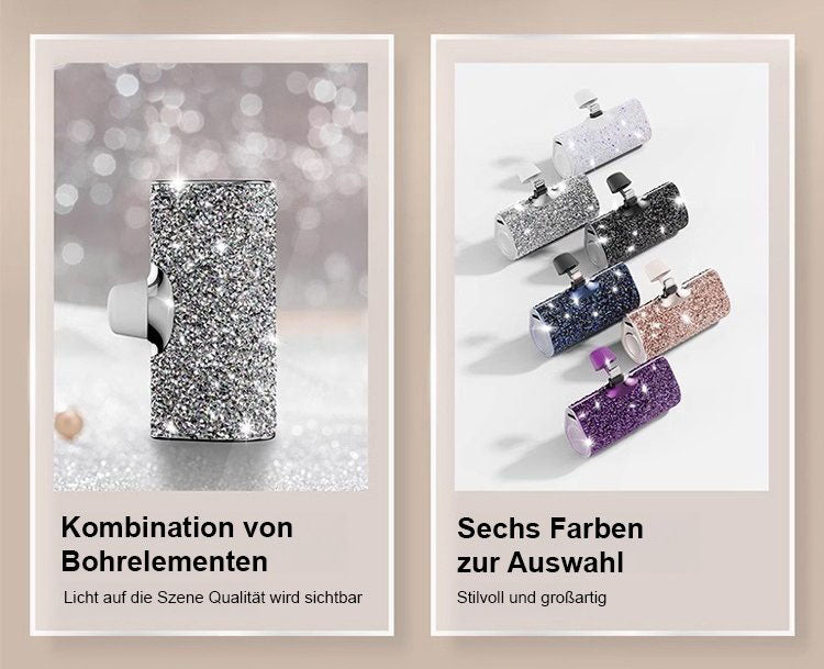 [Kreative&Praktische Geschenke]🔥🔥Diamant-Taschenladegerät