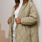 50%Rabatt🔥 Trendige leichte Steppjacke mit Kapuze für Damen im Winter