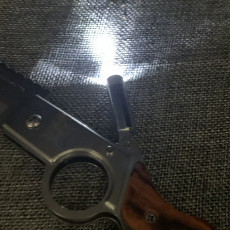 🔪Navaja plegable de resorte de acero inoxidable para exteriores💥