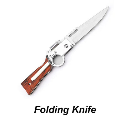 🔪Navaja plegable de resorte de acero inoxidable para exteriores💥