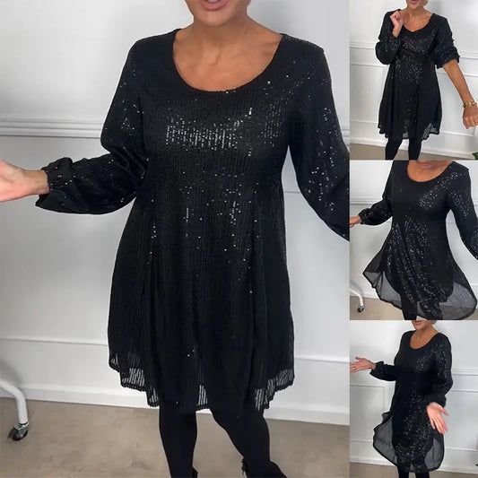 💕¿Qué me pongo mañana?💕Vestido negro de lentejuelas