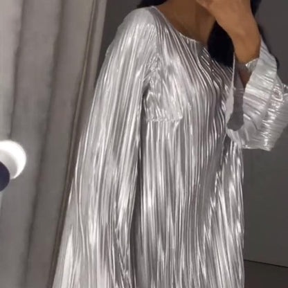 Vestido mercerificado brillante de alta calidad para mujeres