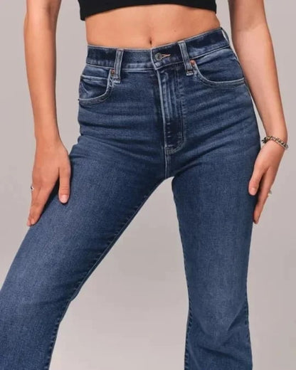 ⭐ Ropa de mujer 2025 ⭐  -30% de descuento + envío gratis🎊🎅 Pantalones acampanados elásticos de cintura ultraalta