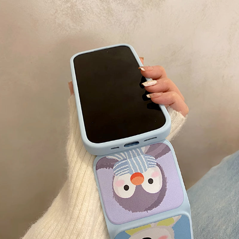 🐼🐼🐼Cute Shockproof Phone Case with Folding Stand