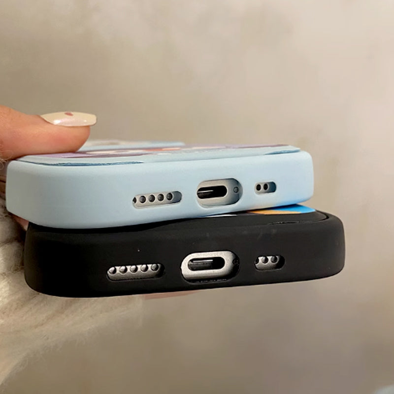 🐼🐼🐼Cute Shockproof Phone Case with Folding Stand