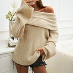 Mode Lockerer Monochromer Pullover