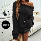 Mode Lockerer Monochromer Pullover