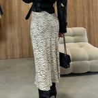 Women's Leopard Printed Casual Skirt