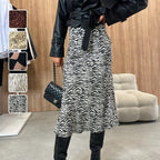 Women's Leopard Printed Casual Skirt