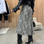Women's Leopard Printed Casual Skirt