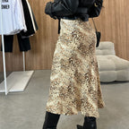 Women's Leopard Printed Casual Skirt