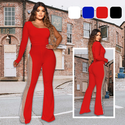 Sexy Bodycon en general con diamantes de imitación