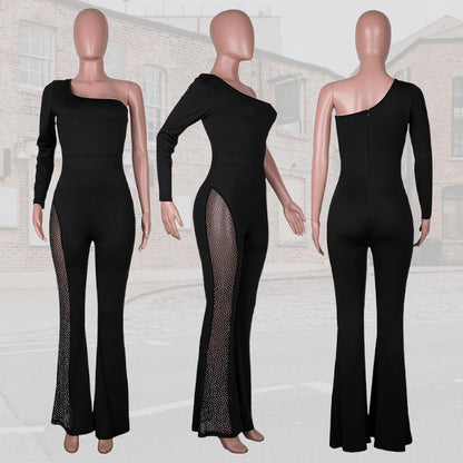 Sexy Bodycon en general con diamantes de imitación