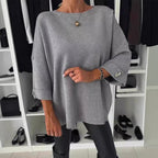 👚HEISSER VERKAUF 49%  - Klassisches, einfarbiges Strickoberteil für Damen