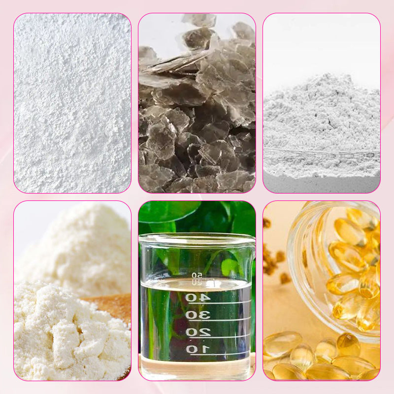 Kosmetischer Fixierpuder mit extraflaumiger Puderquaste