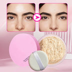 Kosmetischer Fixierpuder mit extraflaumiger Puderquaste