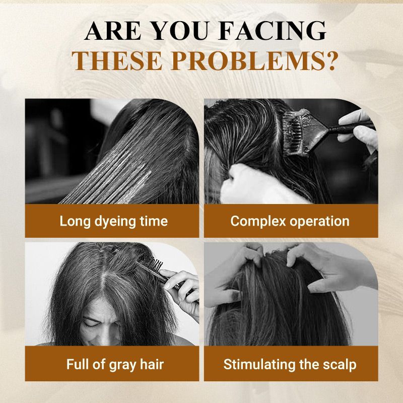 🎉Heißer Verkauf 50% OFF🎁 Haar-Sofortfärbe-Shampoo