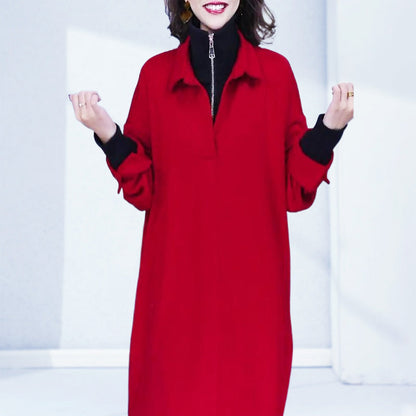 Vestido para mujeres elegante en capas con cinturón