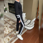 🔥Heute 50% Rabatt 🔥 Farbblock-Sweatshirt mit Rundhalsausschnitt für Frauen (2 Teile)