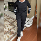 🔥Heute 50% Rabatt 🔥 Farbblock-Sweatshirt mit Rundhalsausschnitt für Frauen (2 Teile)