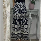 Bedruckte Palazzo-Hose für Frauen