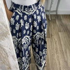 Bedruckte Palazzo-Hose für Frauen