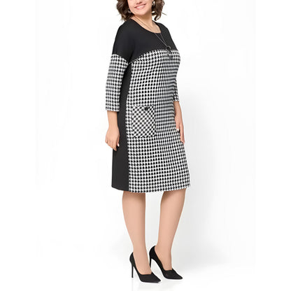 Vestido para mujeres con mangas largas y trabajo de Hahnenstieg