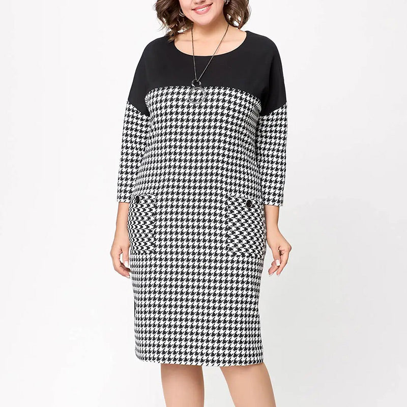 Vestido para mujeres con mangas largas y trabajo de Hahnenstieg