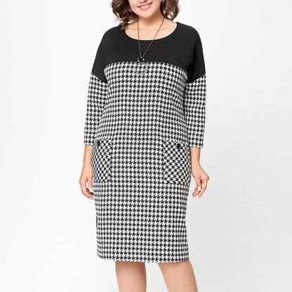 Vestido para mujeres con mangas largas y trabajo de Hahnenstieg